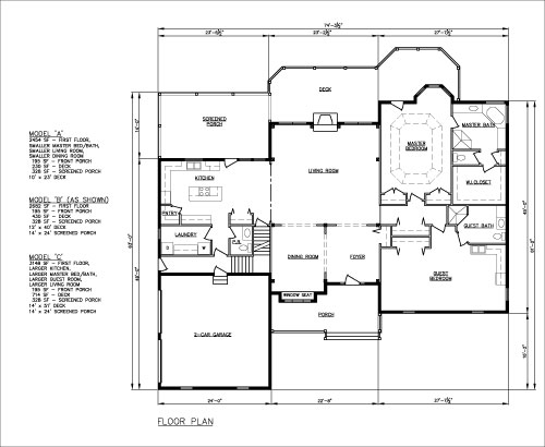 Indepence two-family home floorplan