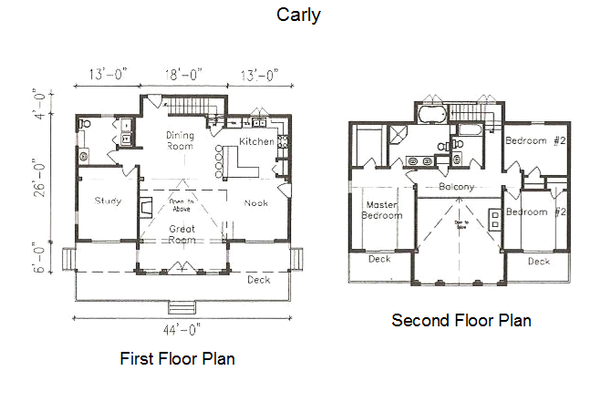 Carly Timber Frame Post & Beam Home Floorplan