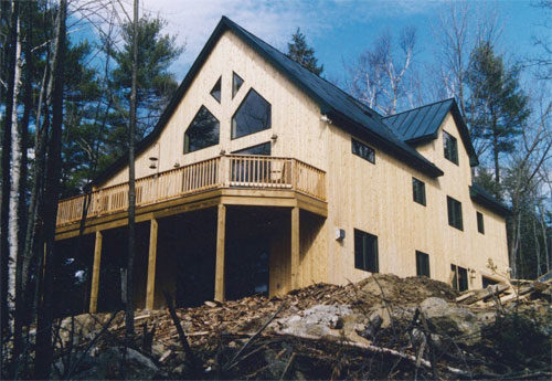 highland lake timber frame home