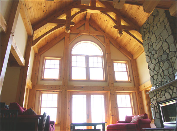 Low Heating Cost Timber Frame Home