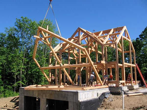 timber frame construction framing