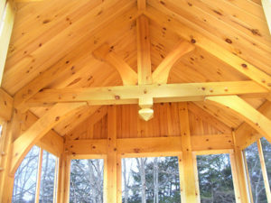 timber frame kings post