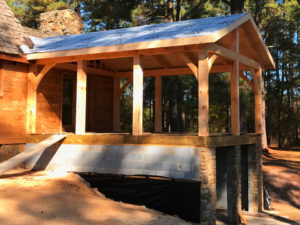 crockett timber frame porch 2